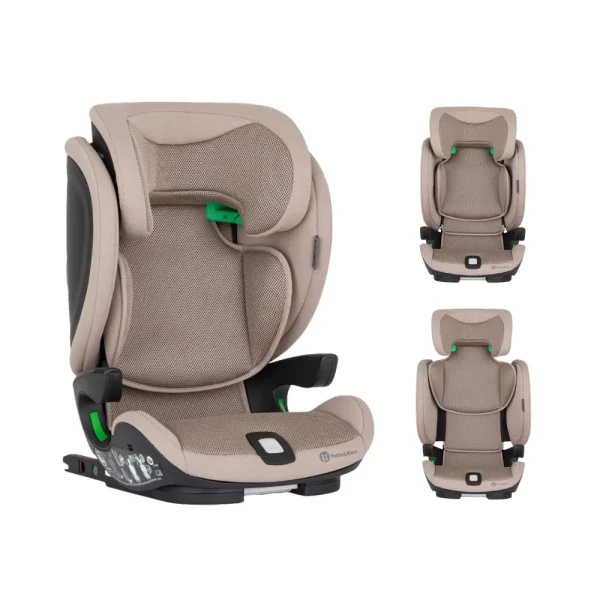 PETITE&MARS Autosedačka Elite Fix Pro i-Size Tan Brown Air 100-150 cm (15-36 kg)