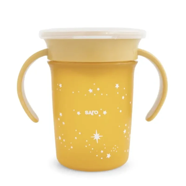 Saro Baby Tréningový hrnček 360° Mustard