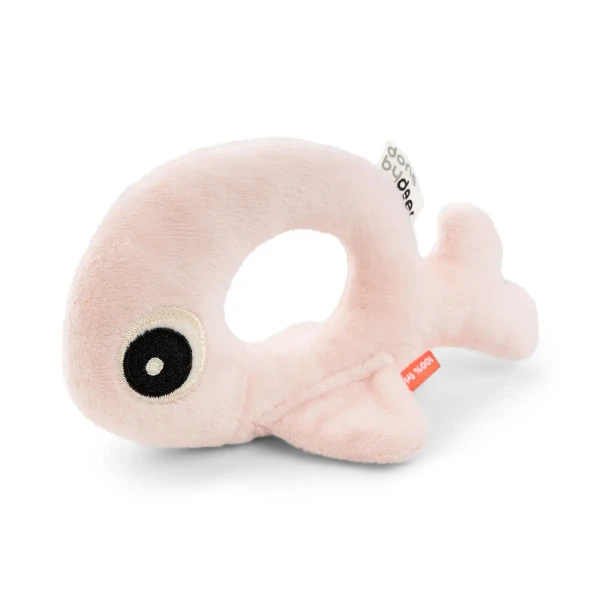 DONE BY DEER Krúžkové chrastítko Wally - ružové