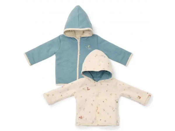 Little Dutch Kabátik obojstranný Stone Blue veľ. 74
