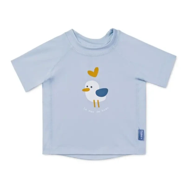 Saro Baby Plavecké tričko s UV ochranou (12-18m) Navy Hugs