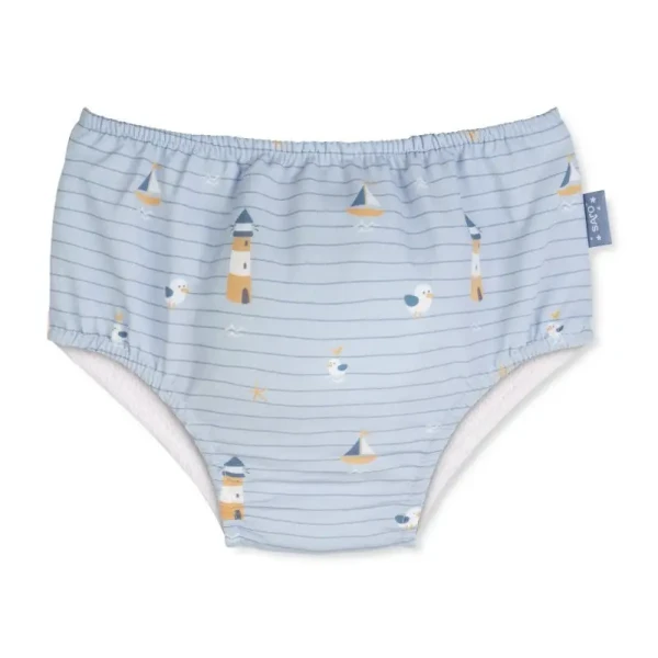 Saro Baby Plienkové plavky s UV ochranou (18-24m) Navy Hugs