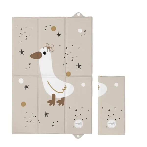CEBA BABY Podložka prebaľovacia cestovná (60x40) Basic Star Duck