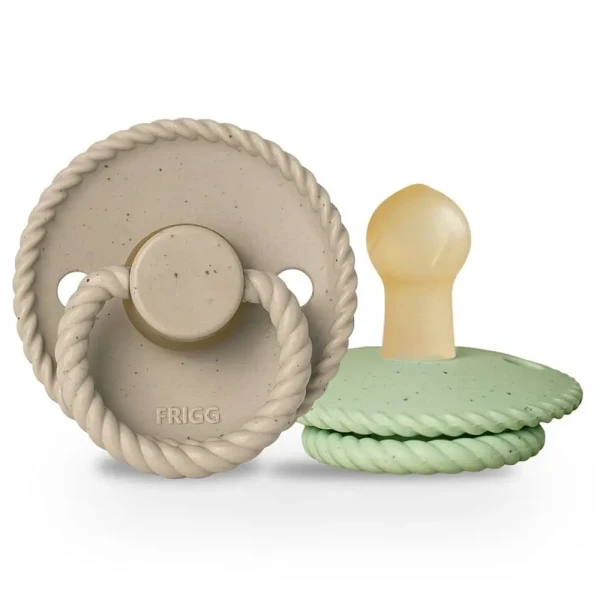 FRIGG DVOJBALENIE CUMLÍKOV MINI MOCHA CAPPUCCINO/ MATCHA LATTE, 0-6M, KAUČUK