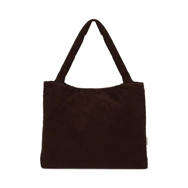 STUDIO NOOS - RIB puffy MOM BAG Dark Brown