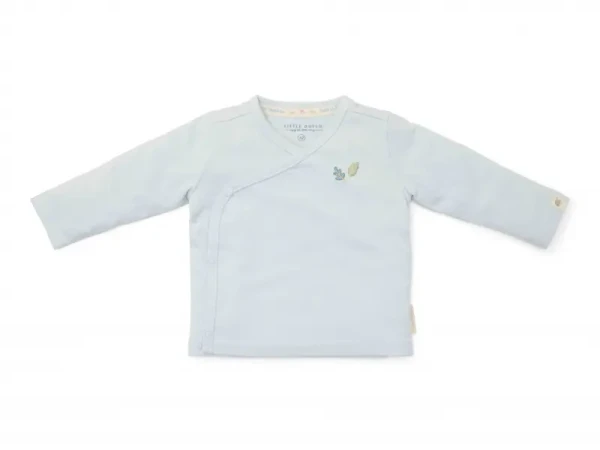 Little Dutch Tričko dlhý rukáv zavinovací Baby Blue veľ. 68