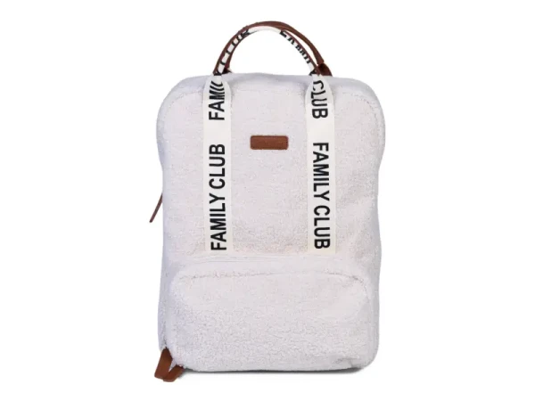 Childhome Prebaľovací batoh Family Club Signature Teddy Off White