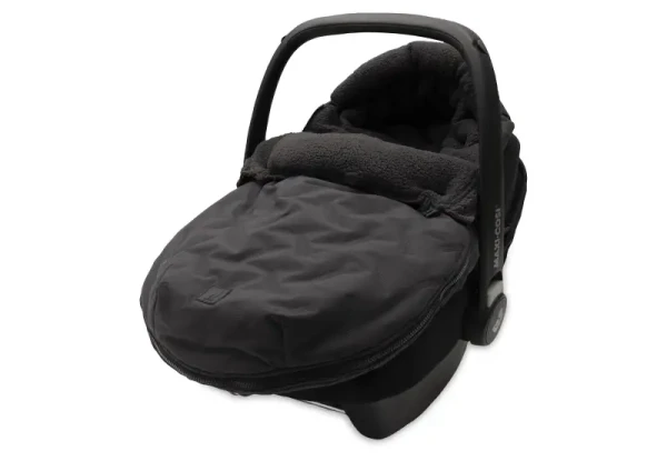 Jollein Fusak do autosedačky Embossed Nearly Black