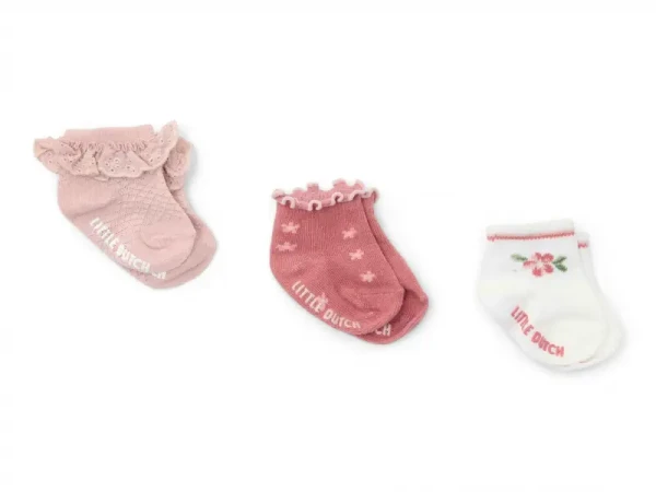Little Dutch Ponožky Multicolor 3 ks Fairy Garden veľ. 44/56