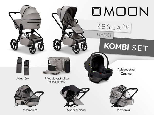 MOON Resea 2.0 Kombi set - GHOST