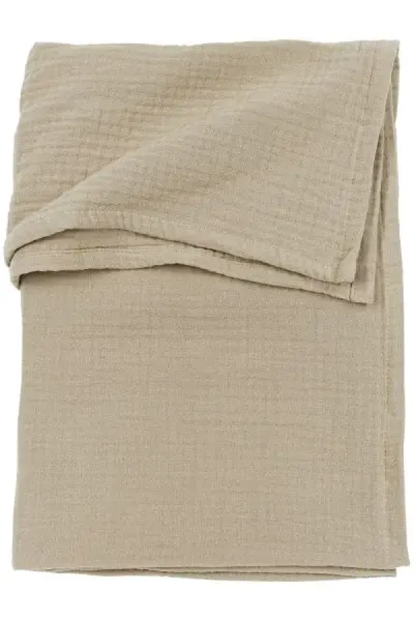 Mušelínová přikrývka 75x100 - Sand