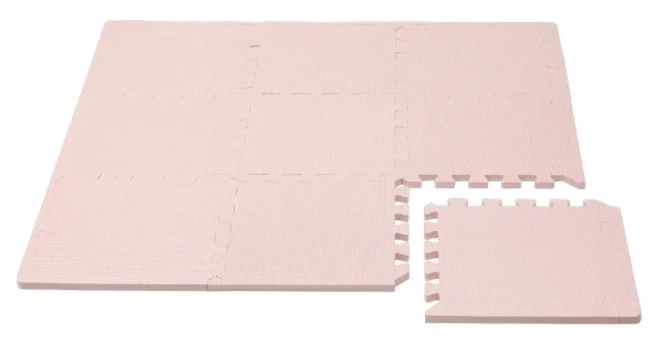 Rialto Baby Hracia podložka puzzle s okrajom Light Pink 92x92 cm
