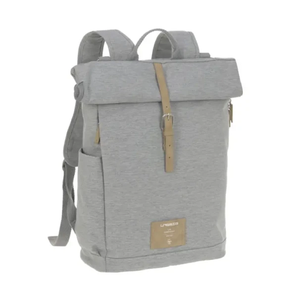 LÄSSIG Green Label Rolltop Backpack 2023 grey mélange - Limited Edition