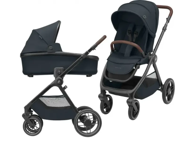 Maxi-Cosi Oxford kočárek + korbička Oria Essential Graphite