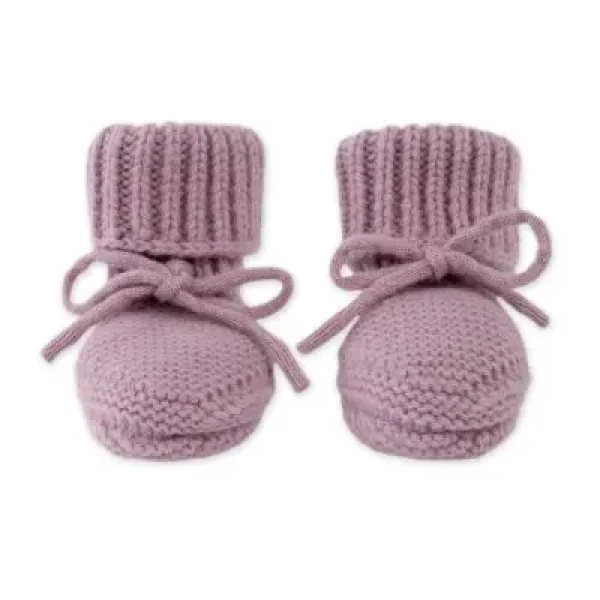 LODGER Capáčky Merino Mauve vel. 6 - 12 mesiacov