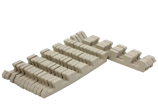 Rialto Baby Sada béžových okrajů pro pěnové puzzle 120x120cm