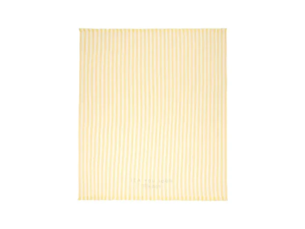 Little Dutch Plážová osuška 200x200 cm Beach Sunny Yellow