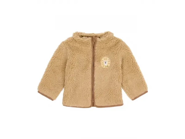 Little Dutch Kabátek Teddy Warm Taupe vel. 92