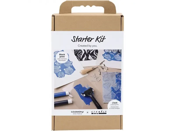 Creativ Company Kreatívna sada Starter Craft Kit Block Printing