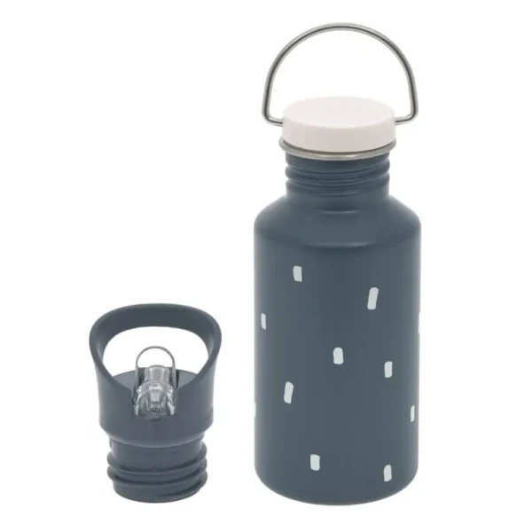 LÄSSIG Bottle Stainless Steel Happy Prints midnight blue