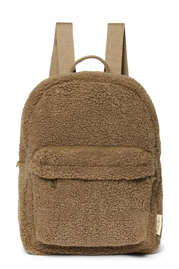 STUDIO NOOS - Teddy Midi BACKPACK - batůžek s přední kapsou | Brown