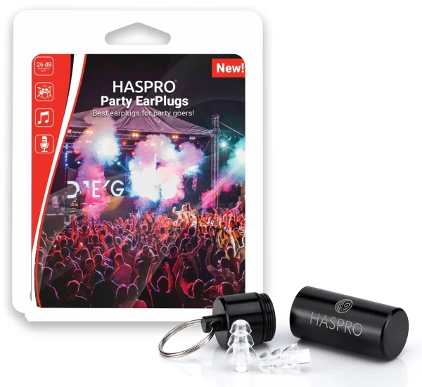 Haspro Party ušné zátky, silikónové, SNR: 26 dB, 1 pár  / 2 ks