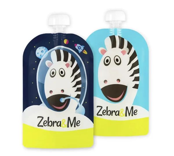 Zebra&Me kapsičky na opakované použitie 2ks kozmonaut + zebra