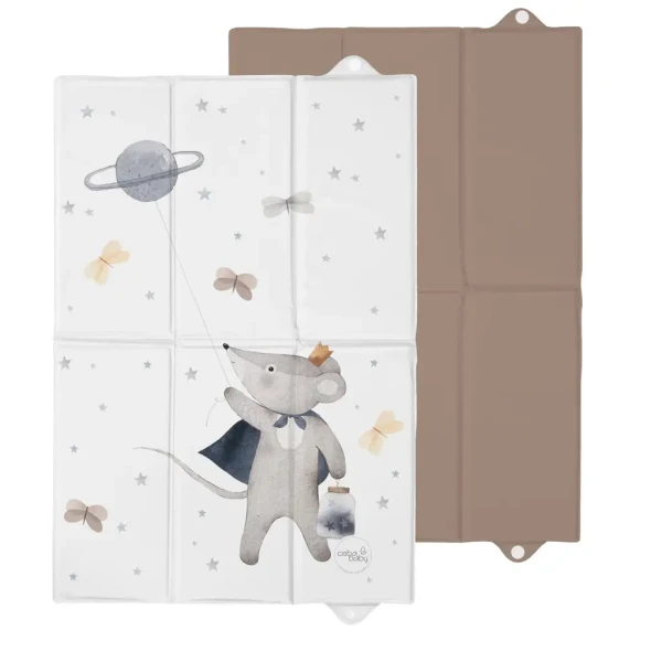 CEBA BABY Podložka přebalovací cestovní (60x40) Basic Cosmic Mouse