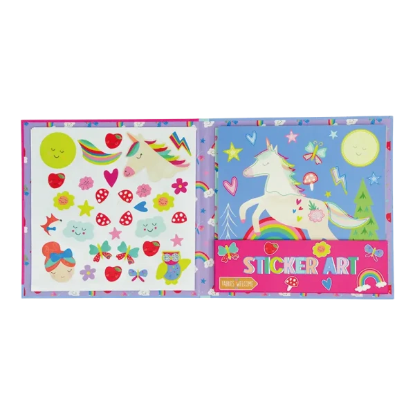 Floss&rock Knižka s nálepkami Rozprávková dúha