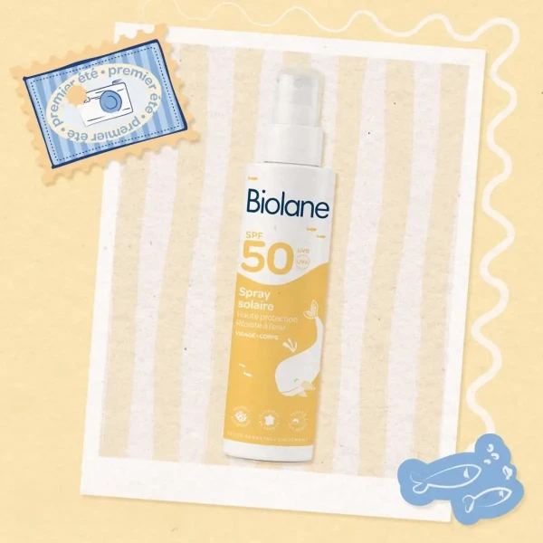 Biolane Ochranný sprej na opaľovanie SPF50-200 ml