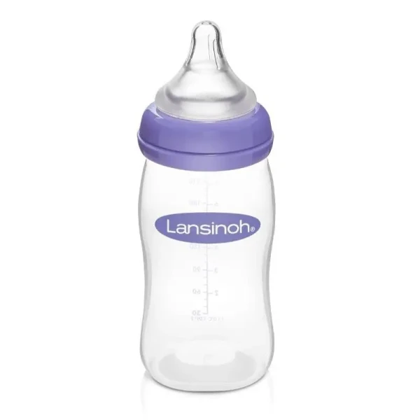 Lansinoh Dojčenská fľaša 240ml s NaturalWave TM cumlíkom (M)