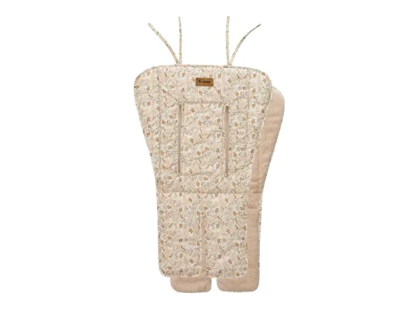 JANE Podložka do kočíka obojstranná Flappy Pale