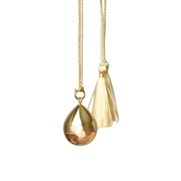 Bola Tehotenská rolnička SATIN DROP Gold