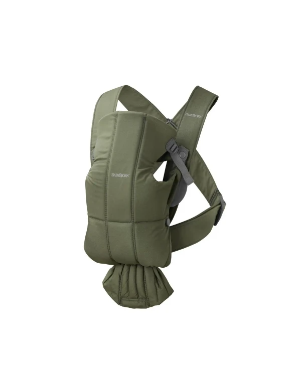 BABYBJORN BabyBjörn nosítko MINI Dark green Woven
