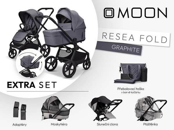 MOON ReSea FOLD extra set - GRAPHITE
