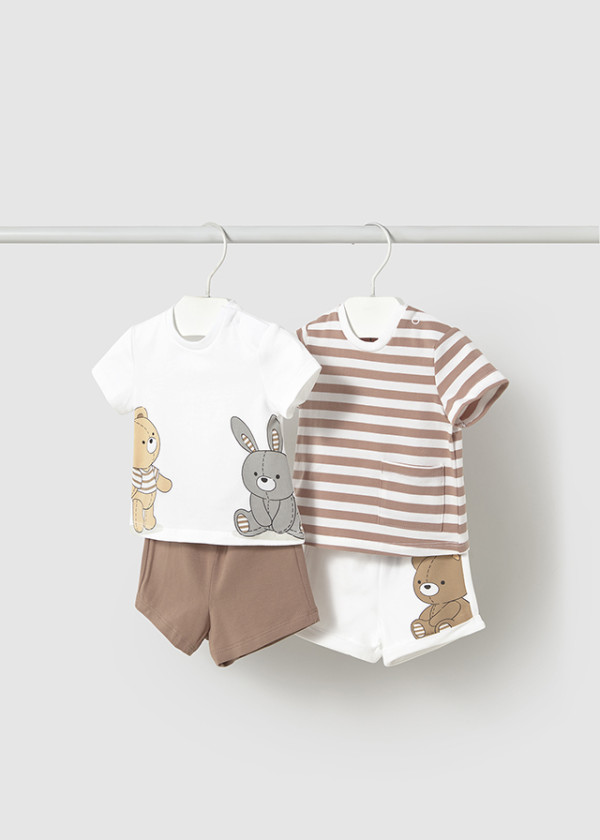 Mayoral Dojčenská súprava 4-dielna Layette Boy Muffin 18M