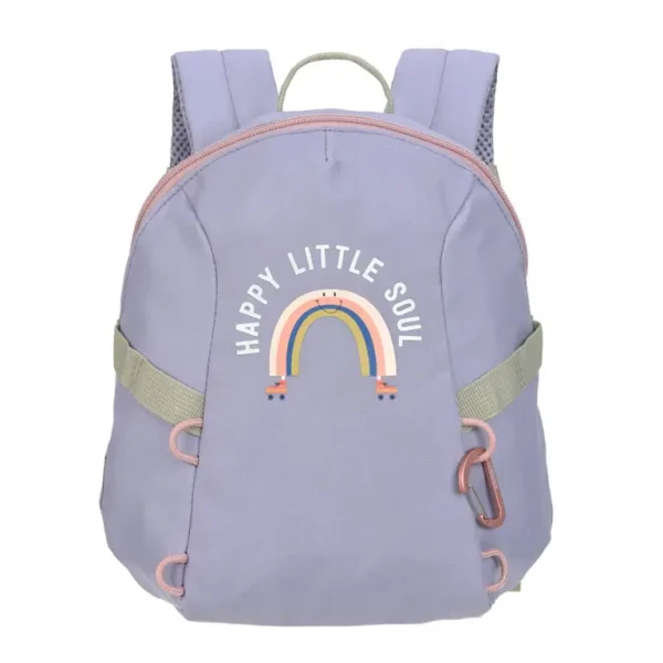 LÄSSIG Tiny Backpack Outdoor Rainbow pastel lilac