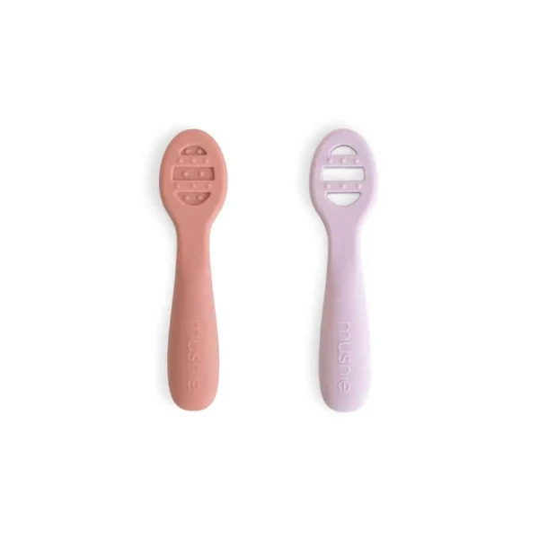 MUSHIE PRVÉ LYŽIČKY NA PRÍKRMY -  ROSE/ SOFT LILAC