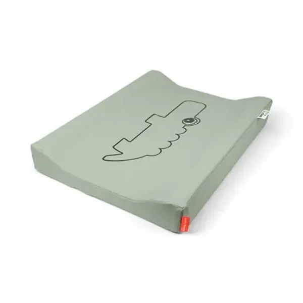 DONE BY DEER Umývateľná prebaľovacia podložka Croco - zelená