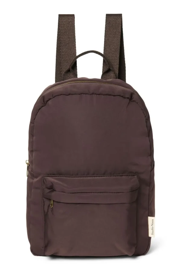 STUDIO NOOS - Puffy Midi BACKPACK - batôžtek s predným vreckom Brown