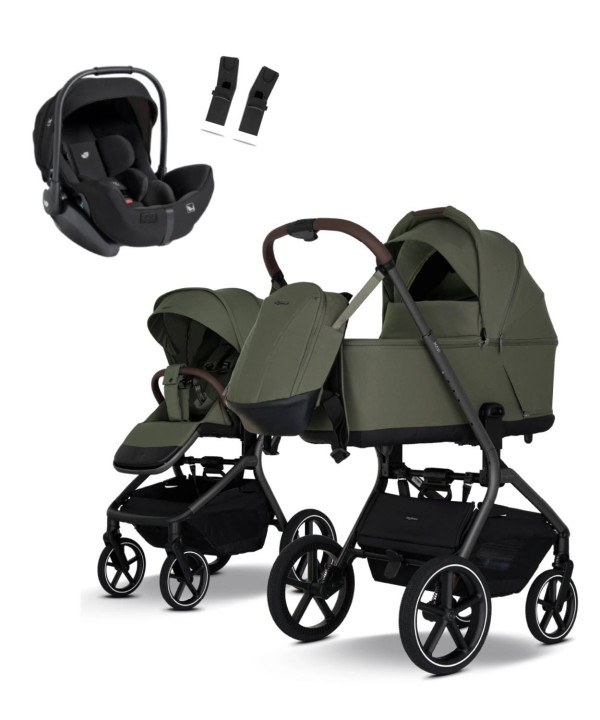 MY JUNIOR MAVI Olive Green + Autosedačka Joie i-level pro