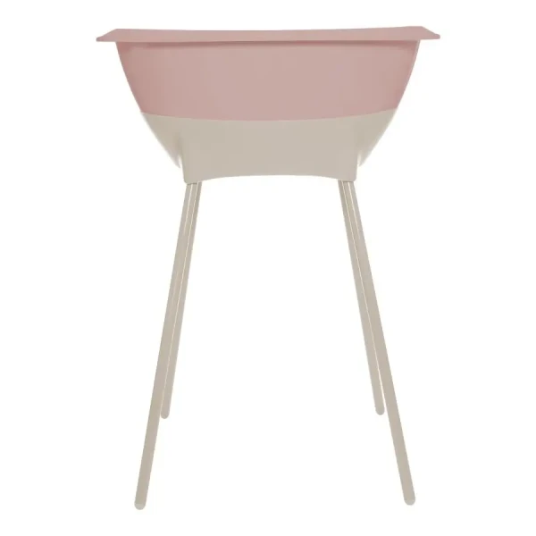 Koupací sada Luma - vanička Blush Pink se stojanem