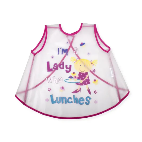 INTERBABY | Bryndák BEZ RUKÁVŮ 28x46 cm - růžový