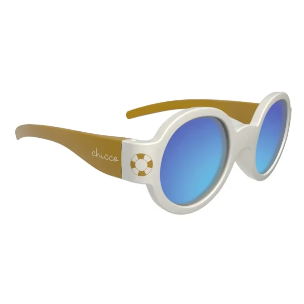 CHICCO Okuliare slnečné Cream Mirror 0m+