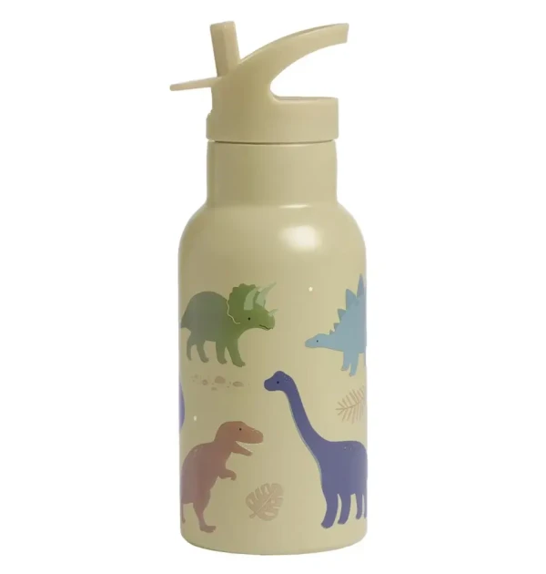 A Little Lovely Company Nerezová fľaša 350ml - Dinosaury
