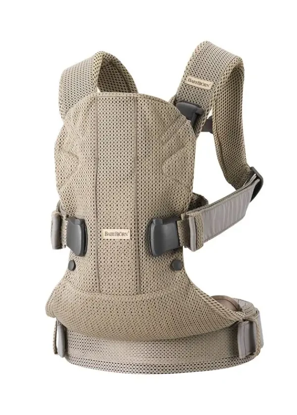 Babybjorn nosítko ONE Grey beige 3D Mesh