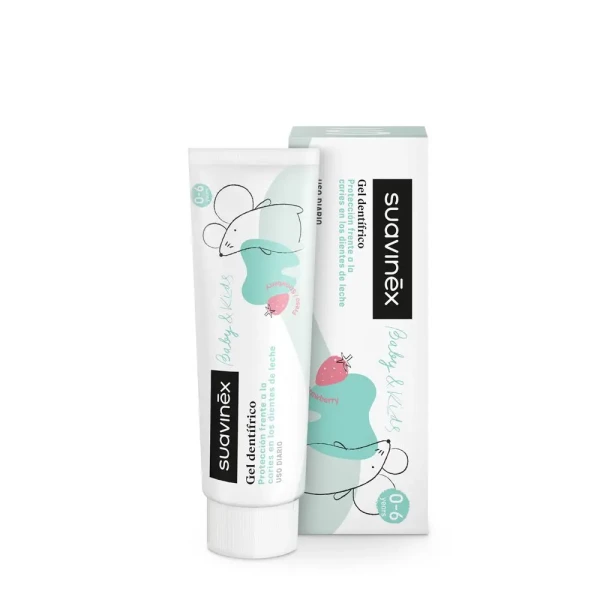SUAVINEX Detská zubná pasta BABY/KIDS s jahodovou príchuťou - 50 ml