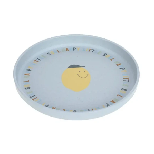 LÄSSIG Plate PP/Cellulose Happy Fruits lemon