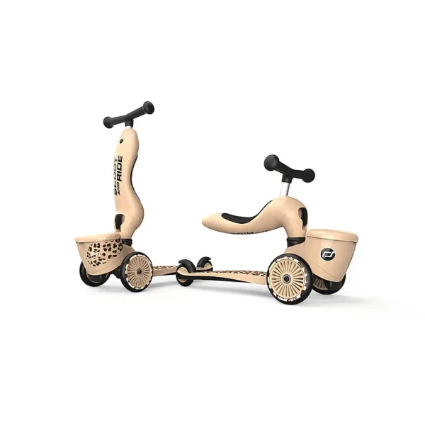 Scoot & Ride Odrážadlo a kolobežka Highwaykick 1 LIFESTYLE Leopard