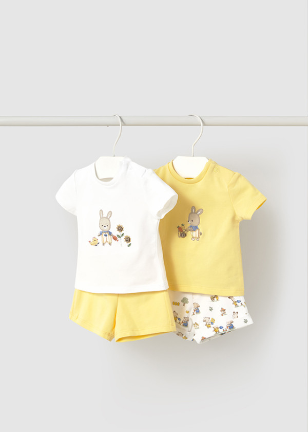 Mayoral Dojčenská súprava 4-dielna Layette Boy Sunny 18M